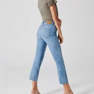 DENIM FORUM The Arlo High Rise Straight Jeans Women's Size 23